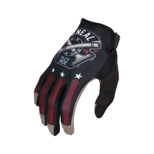 ONEAL MAYHEM GLOVE PISTON BLACK/WHITE/RED