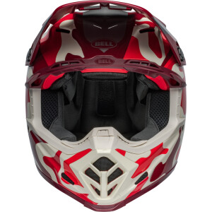 BELL Moto-9S Flex Helm - Ferrandis Méchant Gloss Red/Silver