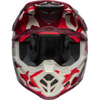 BELL Moto-9S Flex Helm - Ferrandis Méchant Gloss Red/Silver