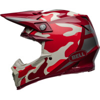 BELL Moto-9S Flex Helm - Ferrandis Méchant Gloss Red/Silver