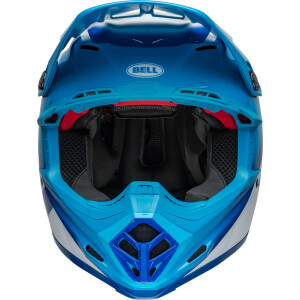 BELL Moto-9S Flex Helm - Rail Gloss Blue/White