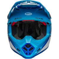BELL Moto-9S Flex Helm - Rail Gloss Blue/White