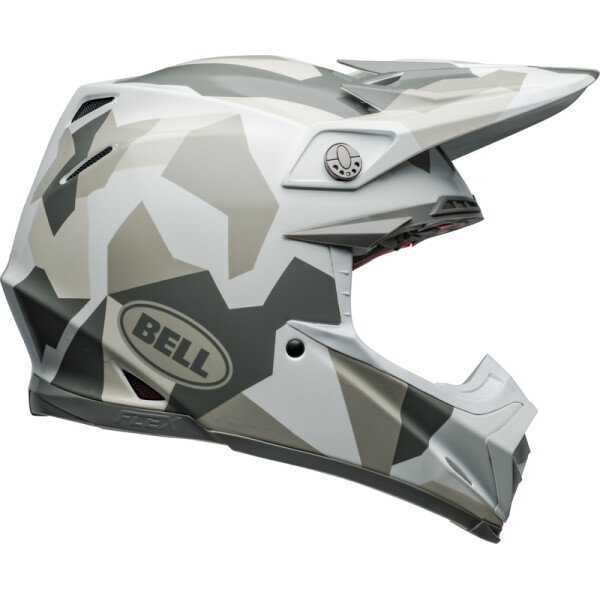 BELL Moto-9S Flex Helm - Rover Gloss White Camo