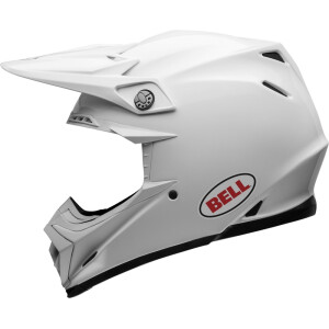 BELL Moto-9s Flex Solid Helm - Weiß