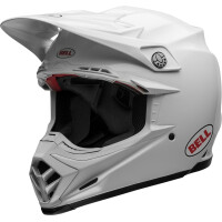 BELL Moto-9s Flex Solid Helm - Weiß