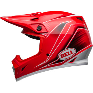 BELL MX-9 Mips Helm - Zone Gloss Red