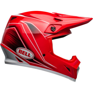 BELL MX-9 Mips Helm - Zone Gloss Red