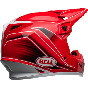 BELL MX-9 Mips Helm - Zone Gloss Red