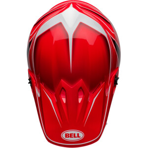 BELL MX-9 Mips Helm - Zone Gloss Red