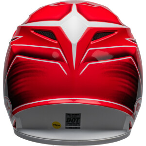BELL MX-9 Mips Helm - Zone Gloss Red