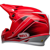 BELL MX-9 Mips Helm - Zone Gloss Red