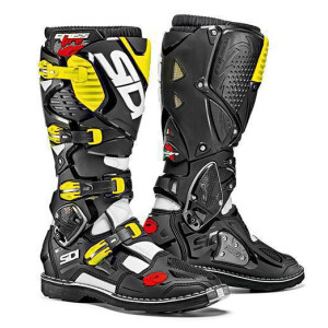 Sidi Crossfire 3 White-Black-Yellow Fluo