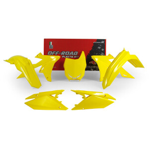 Plastikkit RMZ 450 18- / RMZ 250 19- gelb 5 tlg.