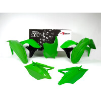 Plastikkit Kawasaki KXF 250 17-20 Grün/Schwarz 5 tlg.