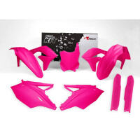 Plastikkit Kawasaki KXF 450 16-18 Neon Pink 6 tlg.