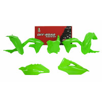 Plastikkit Kawasaki KX 450 2019- / KXF 250 21- Neon Grün 5 tlg.