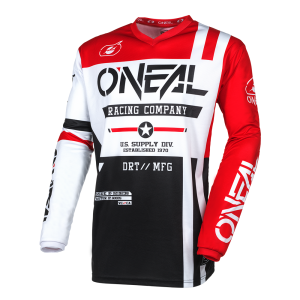 ONEAL ELEMENT JERSEY WARHAWK BLACK/WHITE/RED