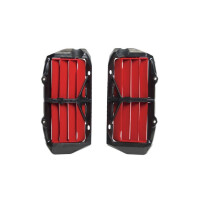 Rtech Oversize Kühlerschutzlamellen GASGAS MC/EC 21- Rot