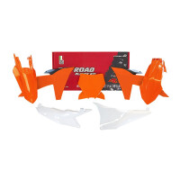Rtech Plastikkit für KTM SX/SX-F 23- Orange/Weiß 6tlg