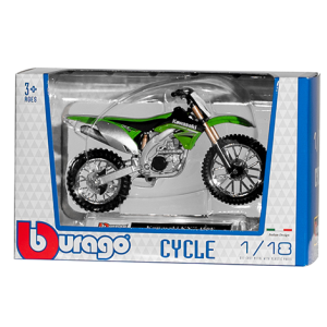 Miniatur Motorrad Kawasaki Cross 1:18