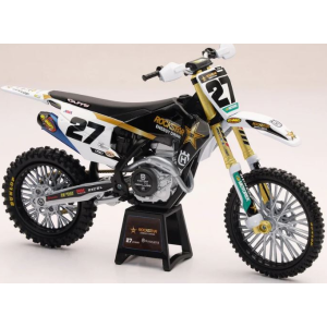 Miniatuur Husqvarna Rockstar - M. Stewart (No 27) 1:12