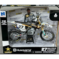 Miniatuur Husqvarna Rockstar - M. Stewart (No 27) 1:12