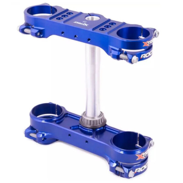 Xtrig ROCS tech Gabelbrücke KTM, Husqvarna 14-23/ GasGas 21-23 - offset 22 Blau
