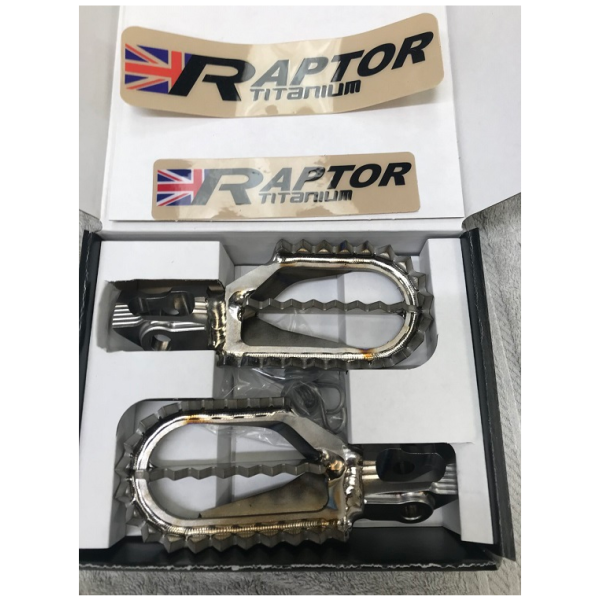 Raptor Titan APEX Fußrasten für KTM SX/F 23-, EXC 24-, Husqvarna TC/FC 23-, TE/FE 24-, GasGas MC/EC 24-
