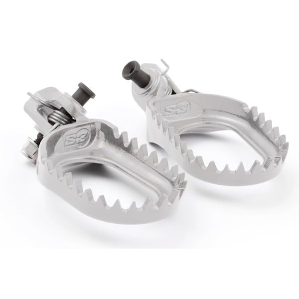 S3 Punk Fußrasten KTM SX/F 23-, EXC 24- Husqvarna FC TC 23-, TE FE 24-, GasGas MC/EC 24- Silber