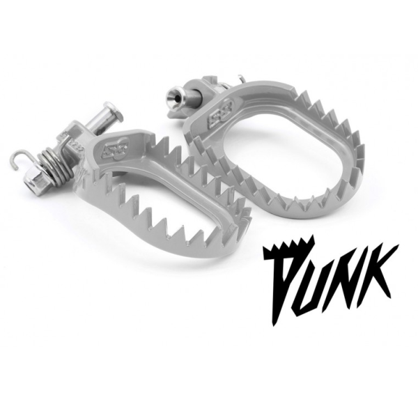 S3 Punk Fußrasten KTM/Husqvarna/GasGas Alt, Yamaha, Rieju, Fantic Silber