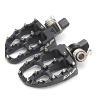 ZAP E-Peg Fußraste für KTM SX/F 16-22, EXC 17-23, Husqvarna TC/FC 16-22, TE/FE 17-23, GasGas MC/EC 2021- Schwarz