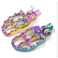 ZAP E-Peg Fußrasten für KTM SX/F 16-22, EXC 17-23, Husqvarna TC/FC 16-22, TE/FE 17-23, GasGas MC/EC 2021- Rainbow Limited Editi