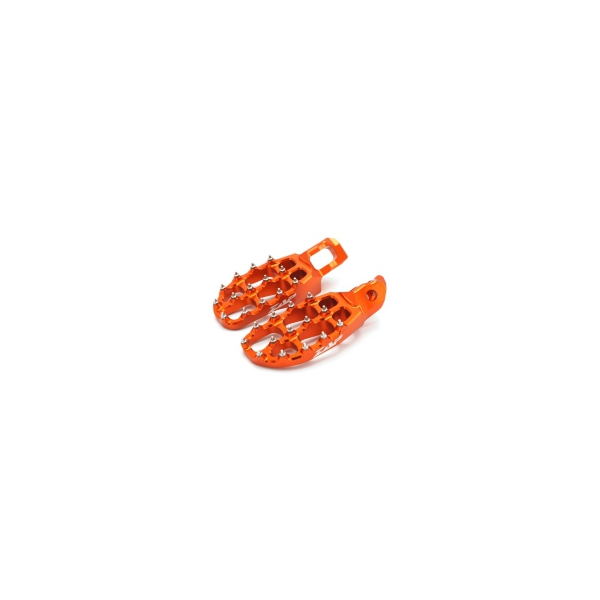 ZAP E-Peg Fußraste für KTM SX/F 23-, Husqvarna TC/FC 23- Orange