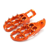 ZAP E-Peg Fußraste für KTM SX/F 23-, Husqvarna TC/FC 23- Orange
