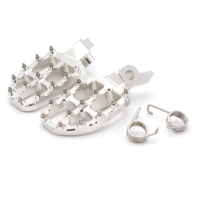 ZAP E-Peg Fußraste für Yamaha YZ 450F 23-, 250F 24-, Fantic XXF 450 23- Silber