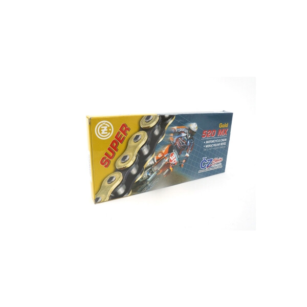 CZ 520 MX Kette 116L Zugfestigkeit 35800 N, - Gold - 1,75 Kg