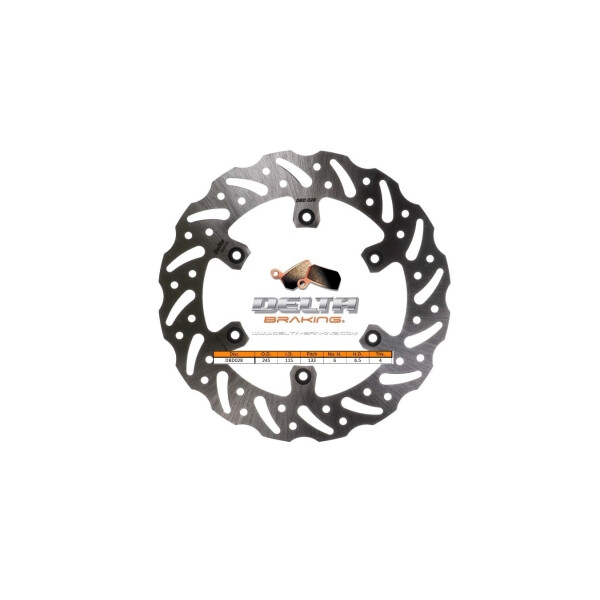Bremsscheibe hinten YZ125/250 Terra Line