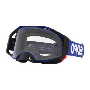 OAKLEY Airbrake MX Brille - Moto Blau B1B Klares Glas