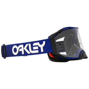 OAKLEY Airbrake MX Brille - Moto Blau B1B Klares Glas
