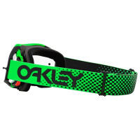 OAKLEY Airbrake MX Brille - Moto Grün B1B Klares Glas