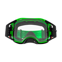 OAKLEY Airbrake MX Brille - Moto Grün B1B Klares Glas