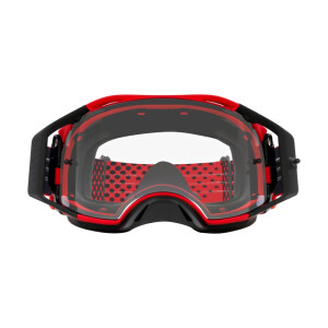 OAKLEY Airbrake MX Brille - Moto Red B1B Klares Glas
