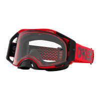 OAKLEY Airbrake MX Brille - Moto Red B1B Klares Glas