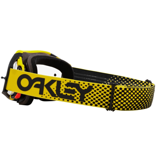 OAKLEY Airbrake MX Brille - Moto Yellow B1B Klares Glas