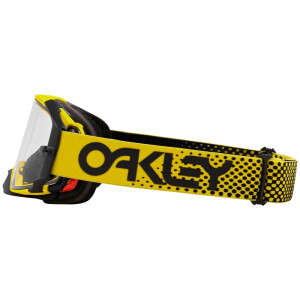 OAKLEY Airbrake MX Brille - Moto Yellow B1B Klares Glas
