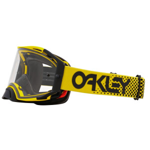 OAKLEY Airbrake MX Brille - Moto Yellow B1B Klares Glas