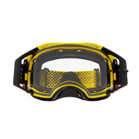 OAKLEY Airbrake MX Brille - Moto Yellow B1B Klares Glas