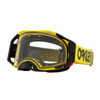 OAKLEY Airbrake MX Brille - Moto Yellow B1B Klares Glas
