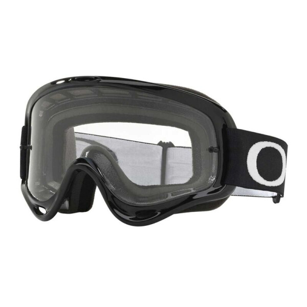 OAKLEY O Frame XS MX Goggle Jet Brille Schwarz + Klares Glas