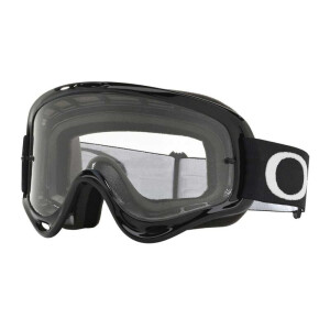 OAKLEY O Frame XS MX Goggle Jet Brille Schwarz + Klares Glas